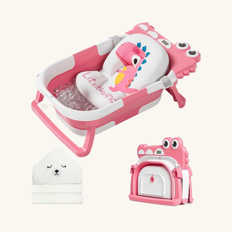 MoreFeel Collapsible Baby Bathtub
