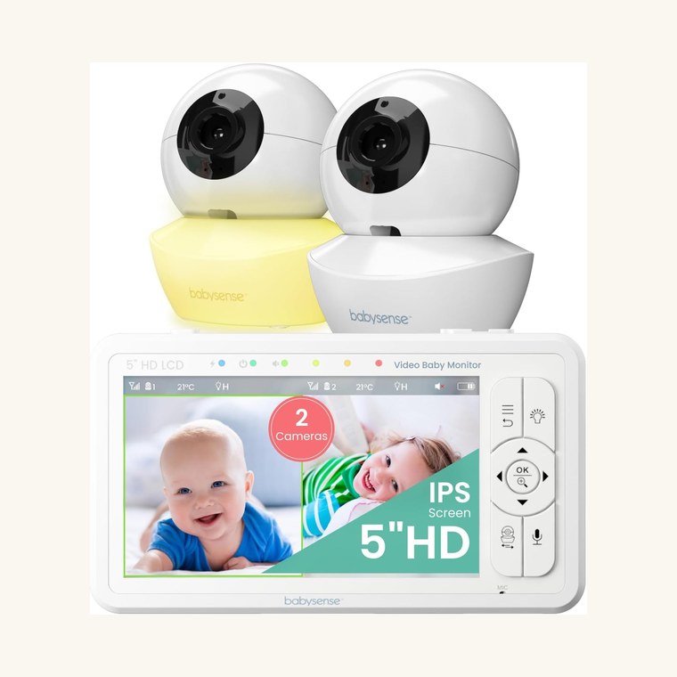 Babysense 5" Split-Screen Baby Monitor