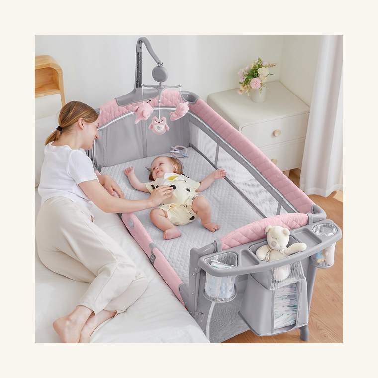 ADOVEL Pack 'n Play Bassinet