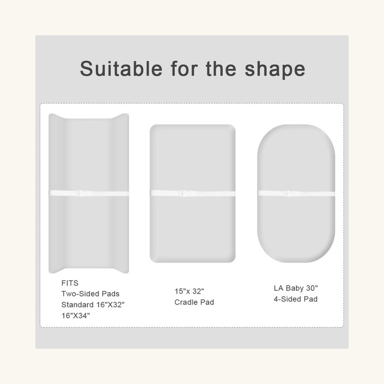 BlueSnail Stretchy Changing Pad Cover 2pk