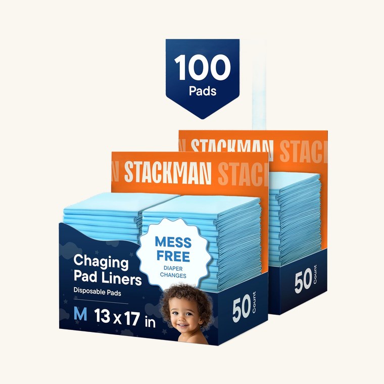 Disposable Changing Pads 100-Pack