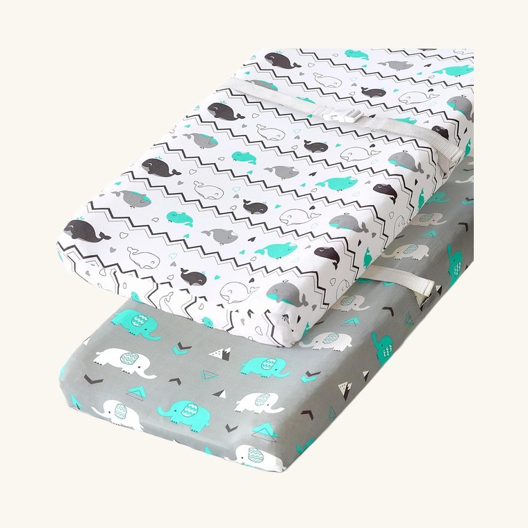 Jersey Knit Changing Pad Covers, 2-Pack