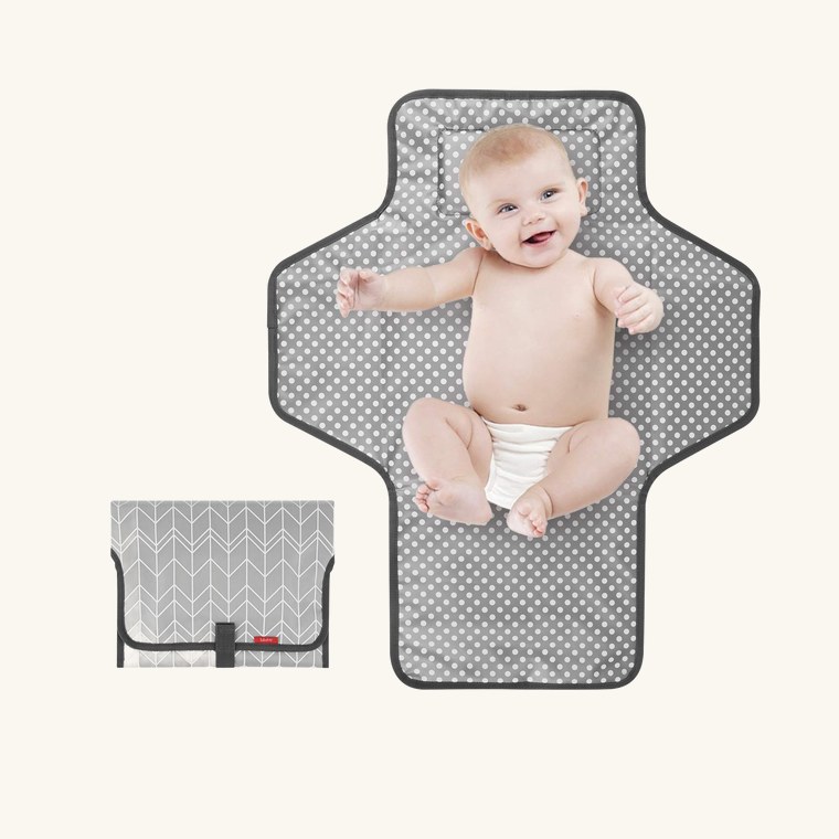 Portable Changing Pad with Built-in Pillow