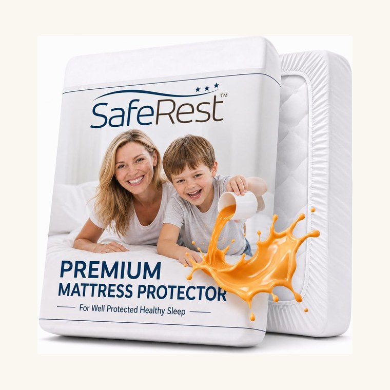 SafeRest Waterproof Crib Mattress Protector