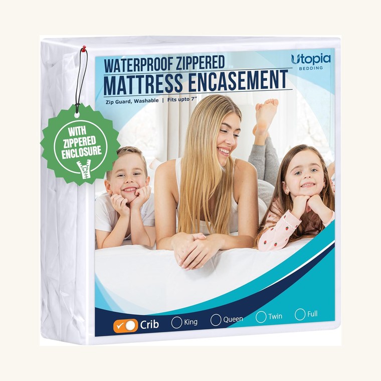 Utopia Zippered Crib Mattress Encasement