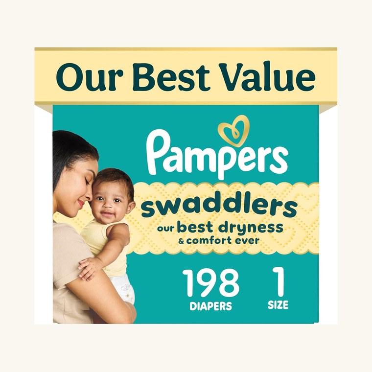 Pampers Swaddlers Diapers Size 1