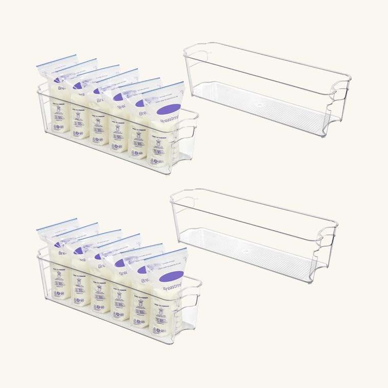 Vtopmart Clear Storage Bins