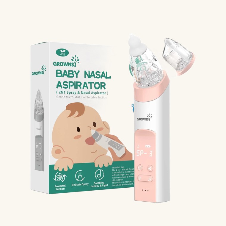 GROWNSY 2-in-1 Nasal Aspirator