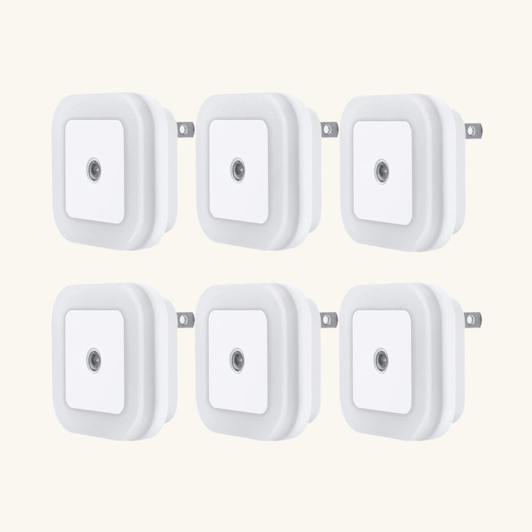 Dusk-to-Dawn LED Night Lights, 6-Pack