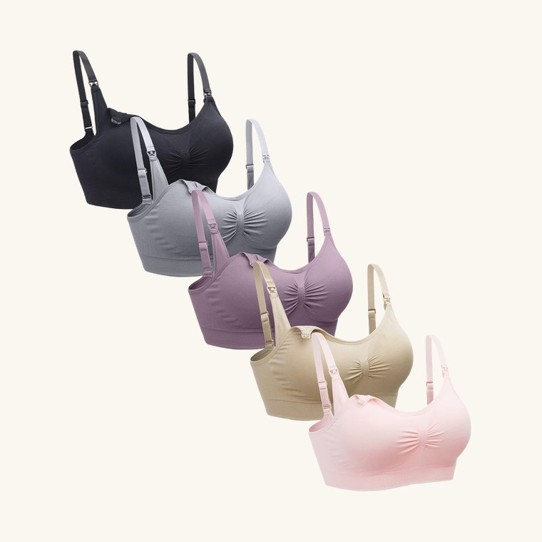 Suekaphin Nursing Bras, 5-Pack