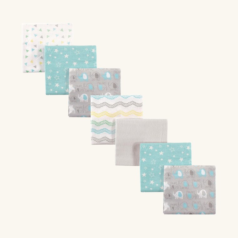 Luvable Friends Receiving Blankets, 7-Pack