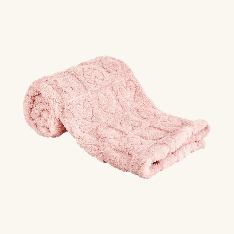 Yurhap Heart Sherpa Baby Blanket