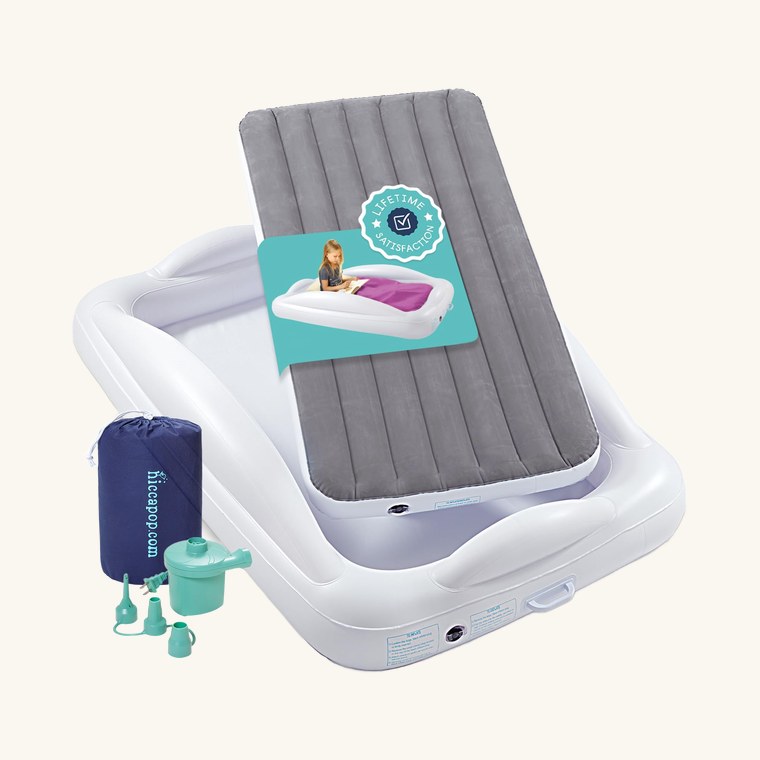 Hiccapop Inflatable Toddler Travel Bed