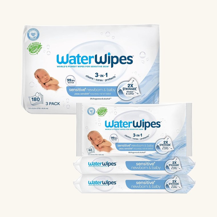 WaterWipes Sensitive+